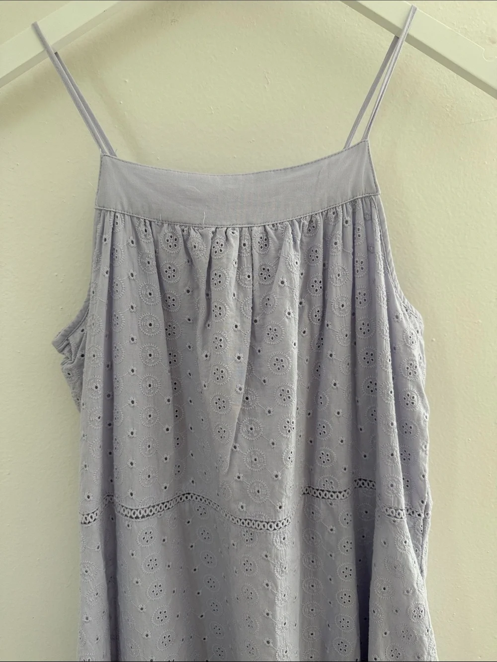 Carter’s Dress Lavender Eyelet Sundress Ruffle purple